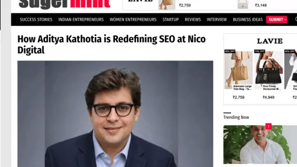 Sugermint — How Aditya Kathotia is Redefining SEO at Nico Digital